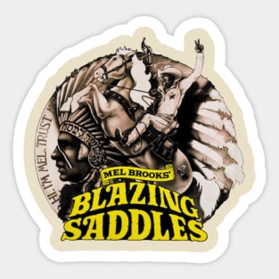 Blazing Saddles Original Aesthetic Tribute 〶 Sticker